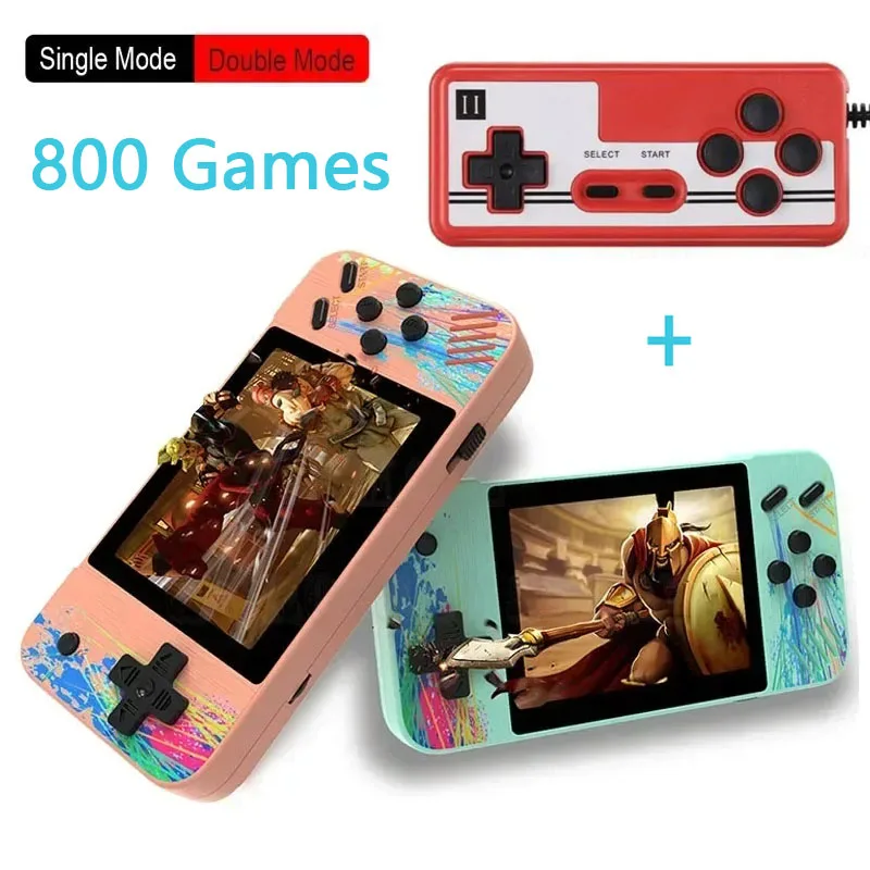 

Portable Retro Mini Handheld Game Player 3.5 Inch LCD Screen 8-Bit AV Out Video Game Console Built-in 800 Games for Kids Gift