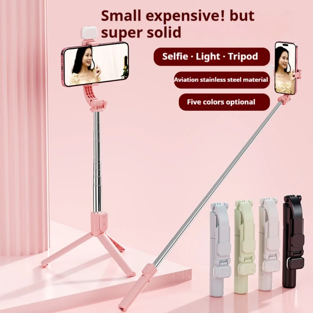 All-in-One Bluetooth Selfie Stick and Tripod with Wireless Remote for Smartphones Perfect for Travel and Vlogging