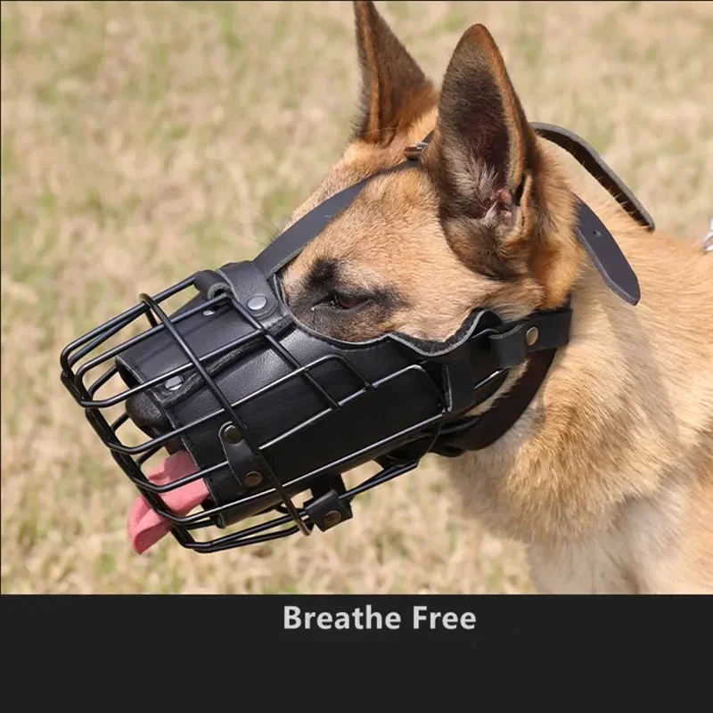 Anti-Bite Dog Tactical Impact Mouth Cage Mask German Shepherd Doberman Rottweiler Sniffer Dog Training Muzzle Dog Accessories