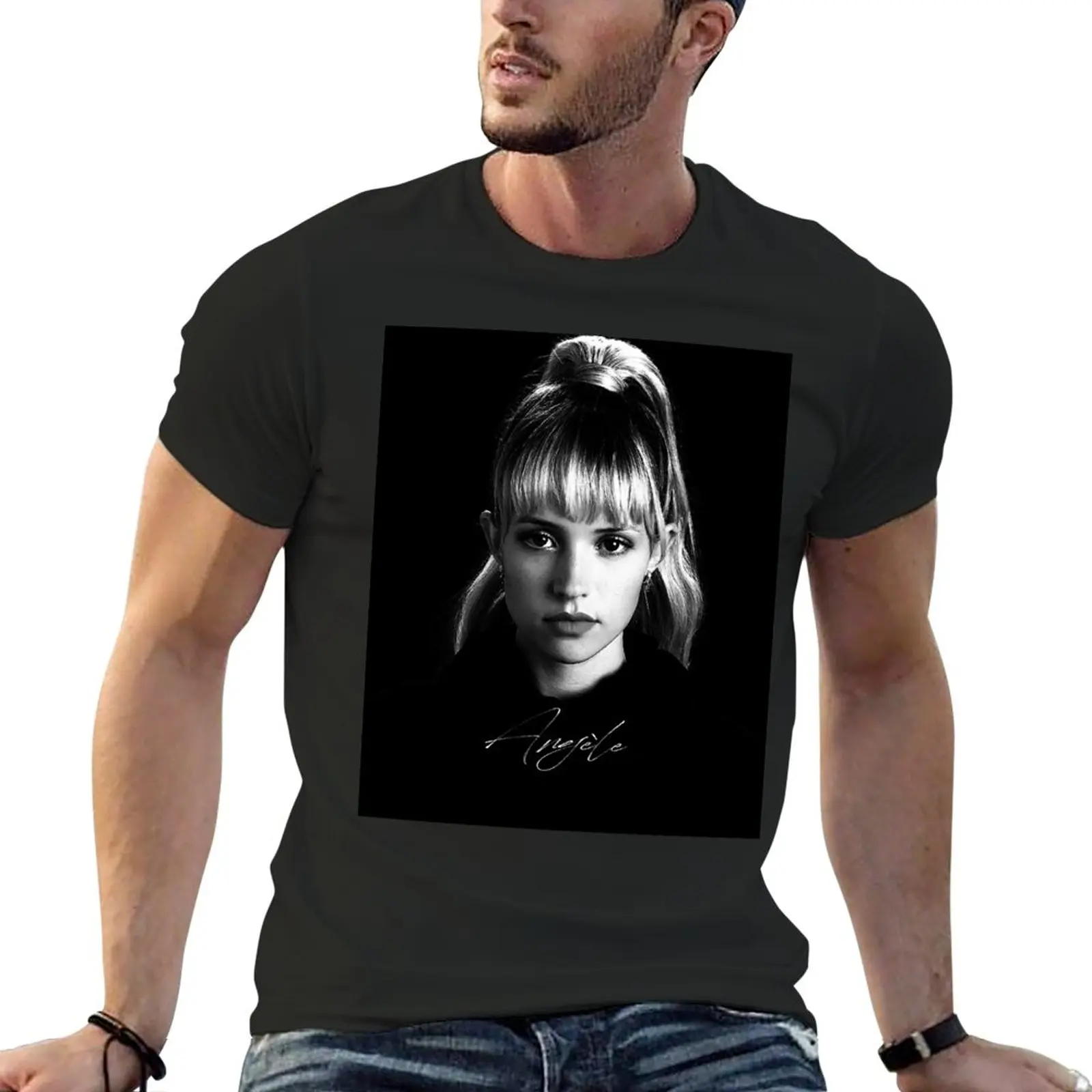 New angèle T-Shirt boys t shirts oversized t shirts black t shirts heavy weight t shirts for men