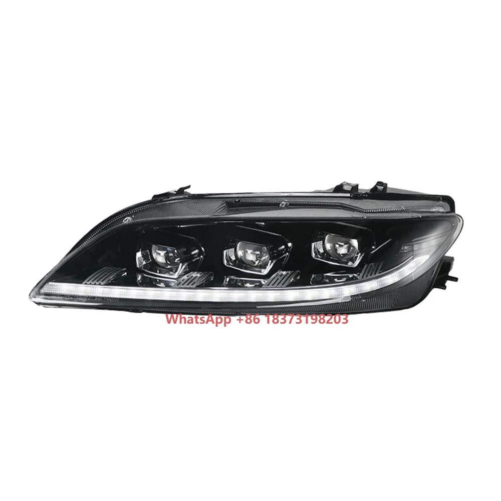 

For Mazda 6 MK6 2004-2015 H7 Car Front Light Upgrade High Quality LED Three Lens Light Accessories High Configuration Assembly