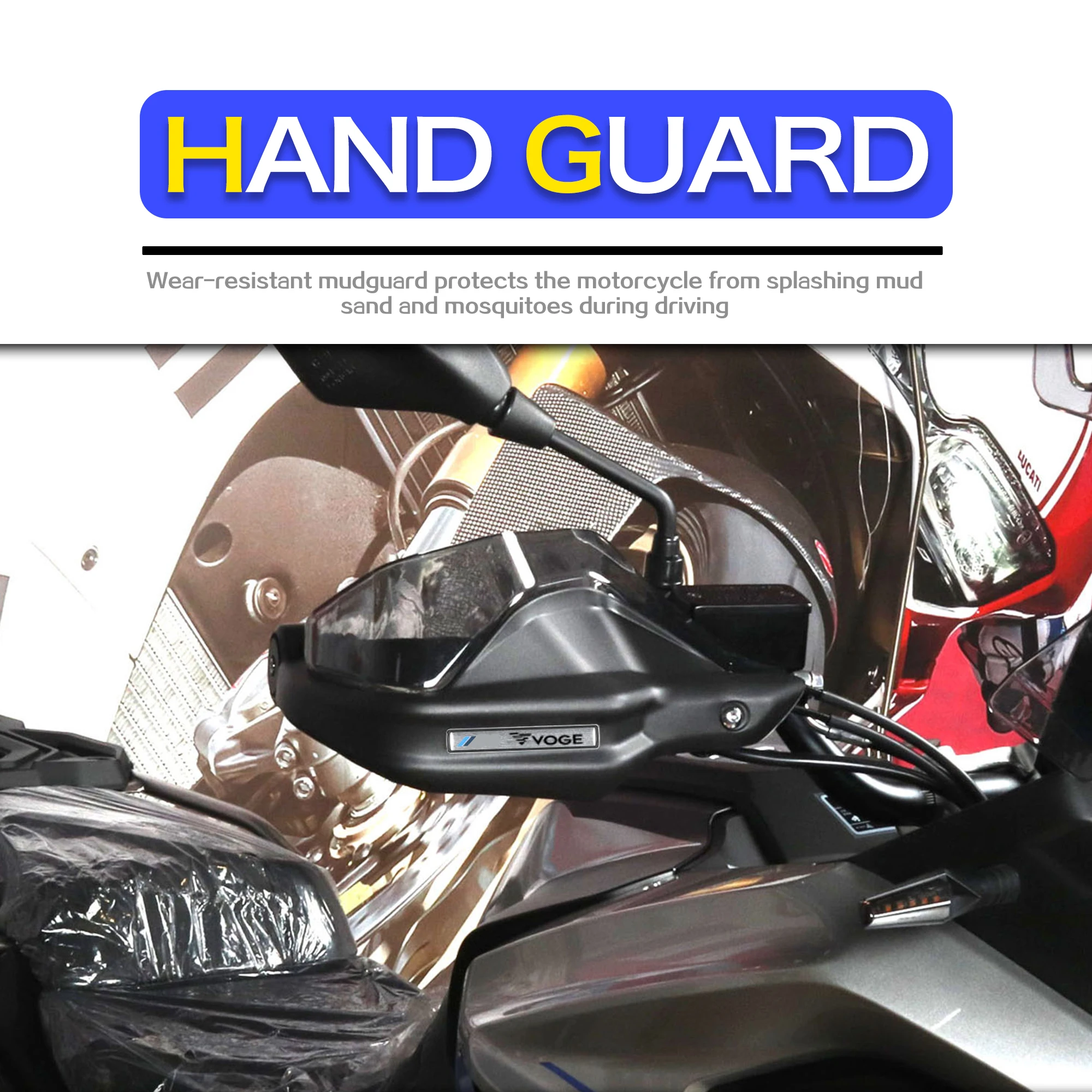 For LONCIN VOGE 900DS 900DSX 2023 2024 Dedicated HandGuard Motorcycle DS900X Handguards Handlebar Brake Guards Windshield