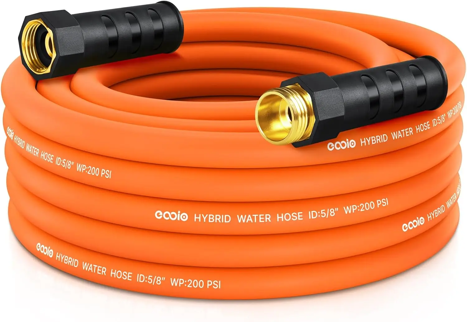 

Garden Hose 25 ft x 5/8", NON-EXPANDING Flexible Water Hose, Kink Resistant Lightweight Hybrid Hose, Leakproof Yard Hose