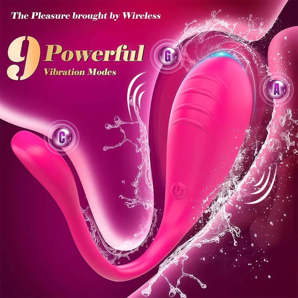 Wireless Control Vaginal Vibrator G Spot 9 Speed Anal Vibrating Egg Massager Wearable Stimulator Adult Sex Toys for Women Couple 2