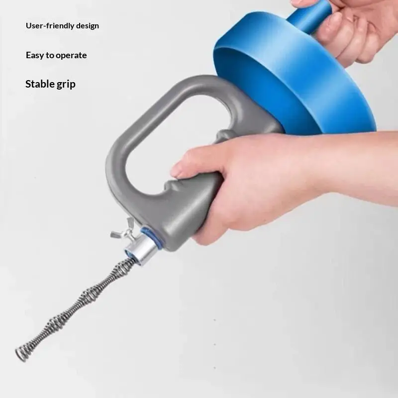 Handheld Extendable Sink Toilet Drain Unblocker 3 Meters Sewer Pipe Plunger Dredge For Bathroom Kitchen Cleaning Tools