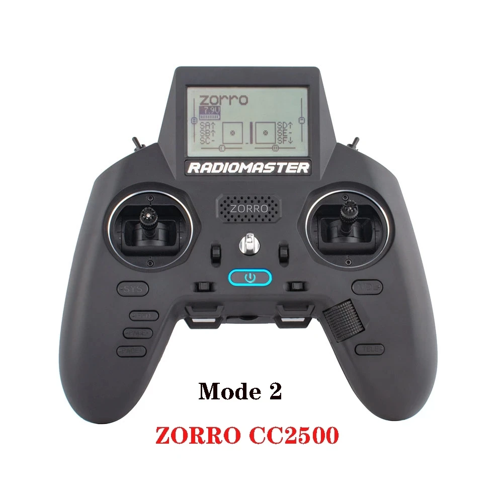 RadioMaster ZORRO High-Frequency Hall Handle Radio Control Multi-protocol JP4in1 CC2500 ELRS Starter Set