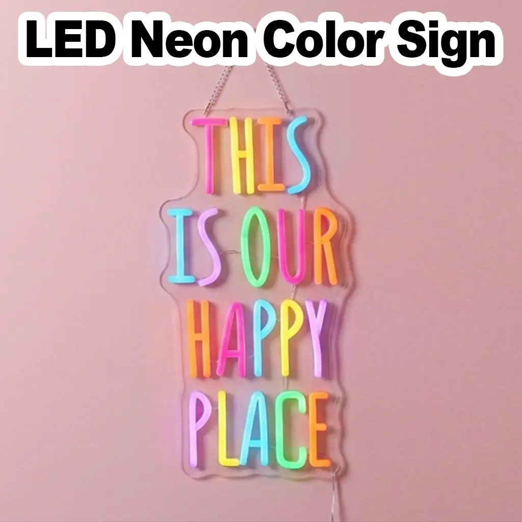 

Back To School Party Neon Sign Lightweight Frameless Daily Motivation Quote Aesthetic Study Room Positive Affirmation Light Room