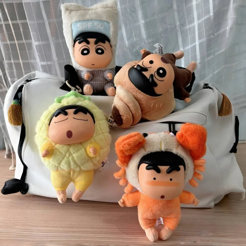 

52toys Genuine Trendy Blind Box Crayon Shinchan Holiday Party Series Can Change Color After Exposure To Sunlight Hanging Toy