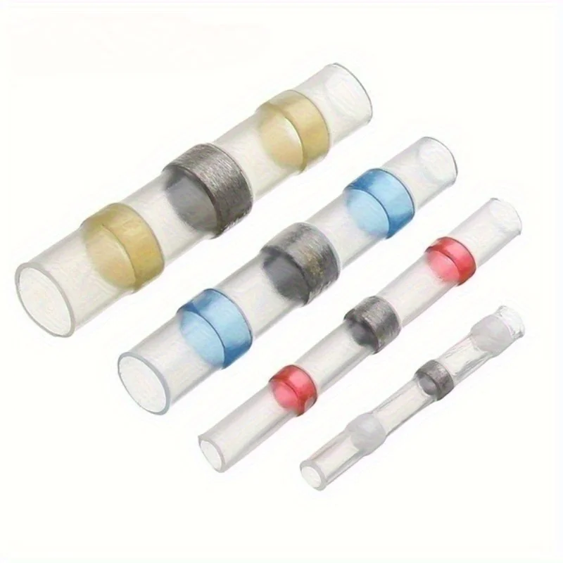 10pcs Solder Sleeve Connectors Seal Wire Connectors Insulated, PE Material, No Assembly Required
