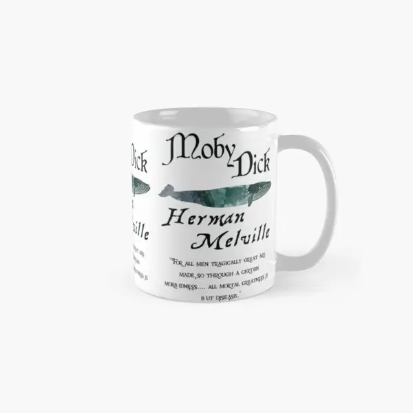 Moby Dick Art Classic  Mug Simple Image Photo Coffee Handle Round Gifts Design Drinkware Tea Picture Cup Printed