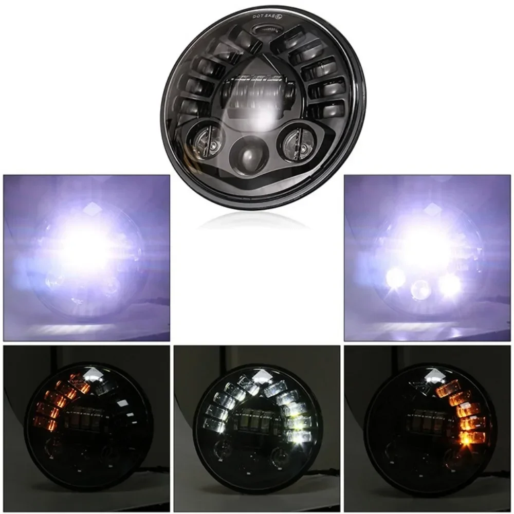 

Motorcycle Accessories Modified LED Front Headlight Suitable for Harley 7 Inches Headlight