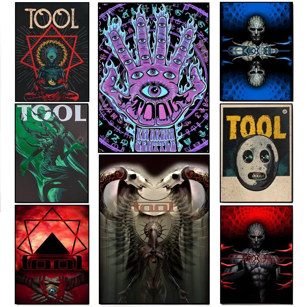 Complex Progressive Band T-Tool Poster Poster HD  Waterproof Wall Sticker Bar Living Room Decor Gift