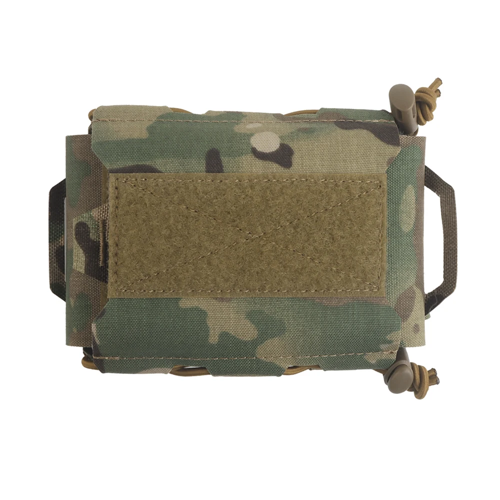Tactical Medical Pouch MOLLE Combat Belt Mount Quick Release First Aid Kit Split Design Outdoor Hunting Emergency Survival Bag