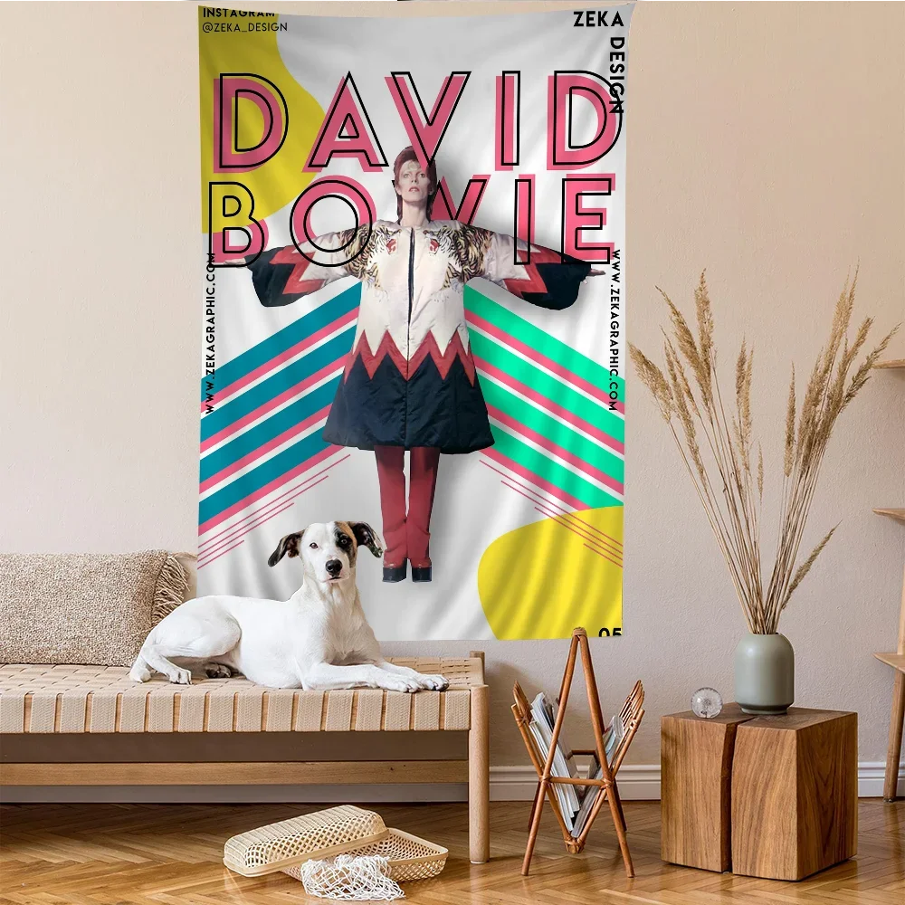 British Rock Singer D-David_B-Bowie Anime arazzo appeso tarocchi Hippie tappeti da parete dormitorio Home Decor