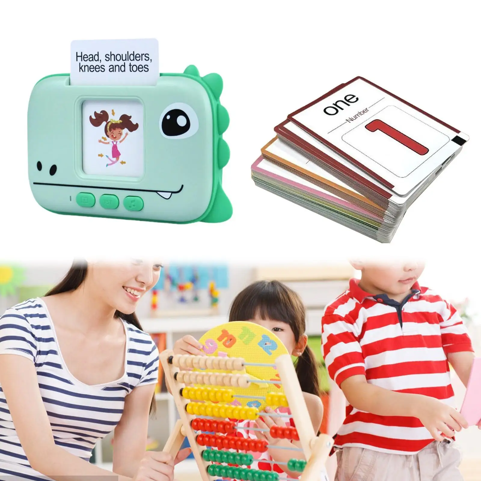 おもちゃの読書機恐竜をテーマにした就学前教育学習言語おもちゃ