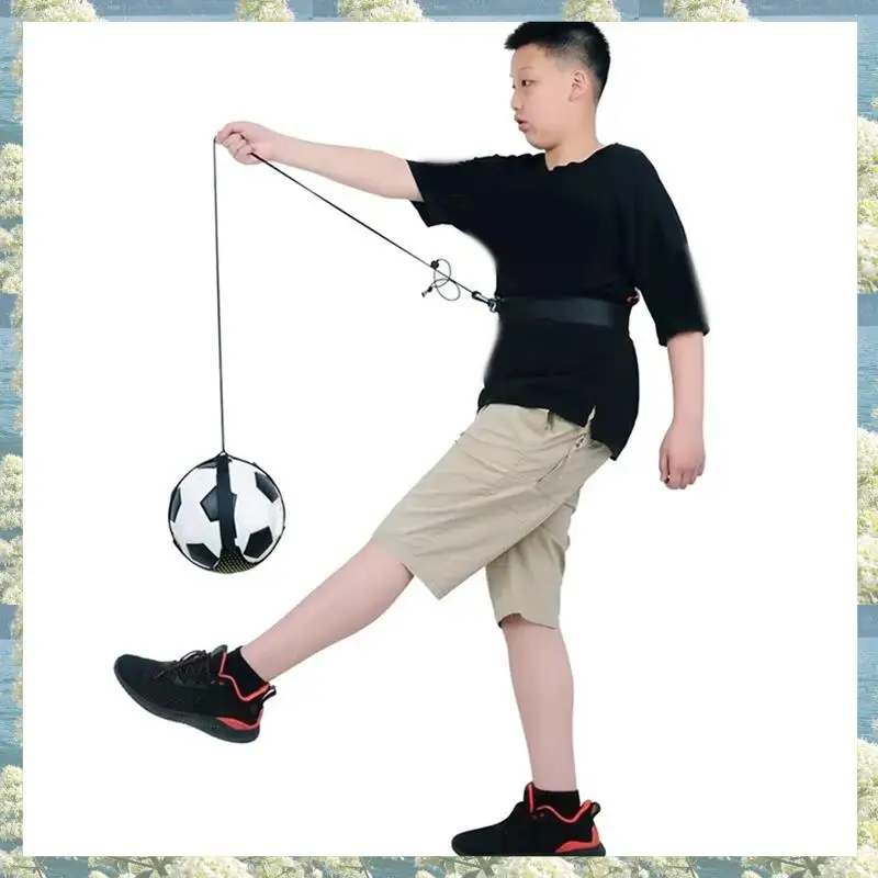 【STOCK】Sabuk Latihan Sepak Bola Solo, Sabuk Pinggang yang Dapat Disesuaikan, Peralatan Latihan Kontrol Bola Sepak, Sabuk Latihan Anak
