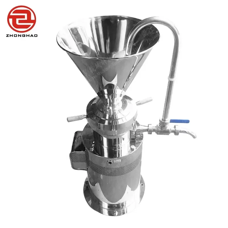 Stainless Steel Colloid Mill Emulsifying and Grinding Machine Peanut Butter Colloid Mill Food Processing Colloid Mill