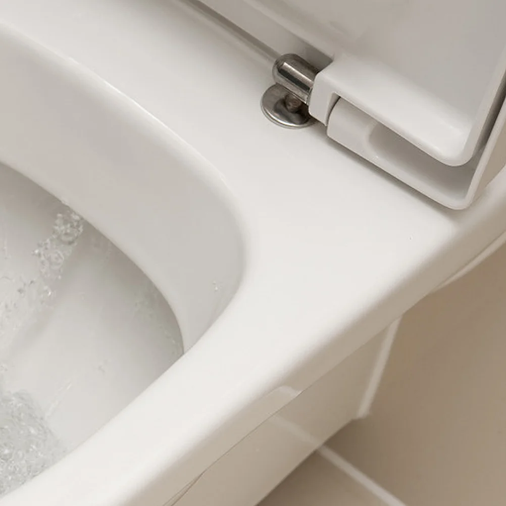 

2Sets Toilet Seat Hinge Fixings Stainless Steel Durable Repair Replacement Toilet Seat Bolts Screws Accessories