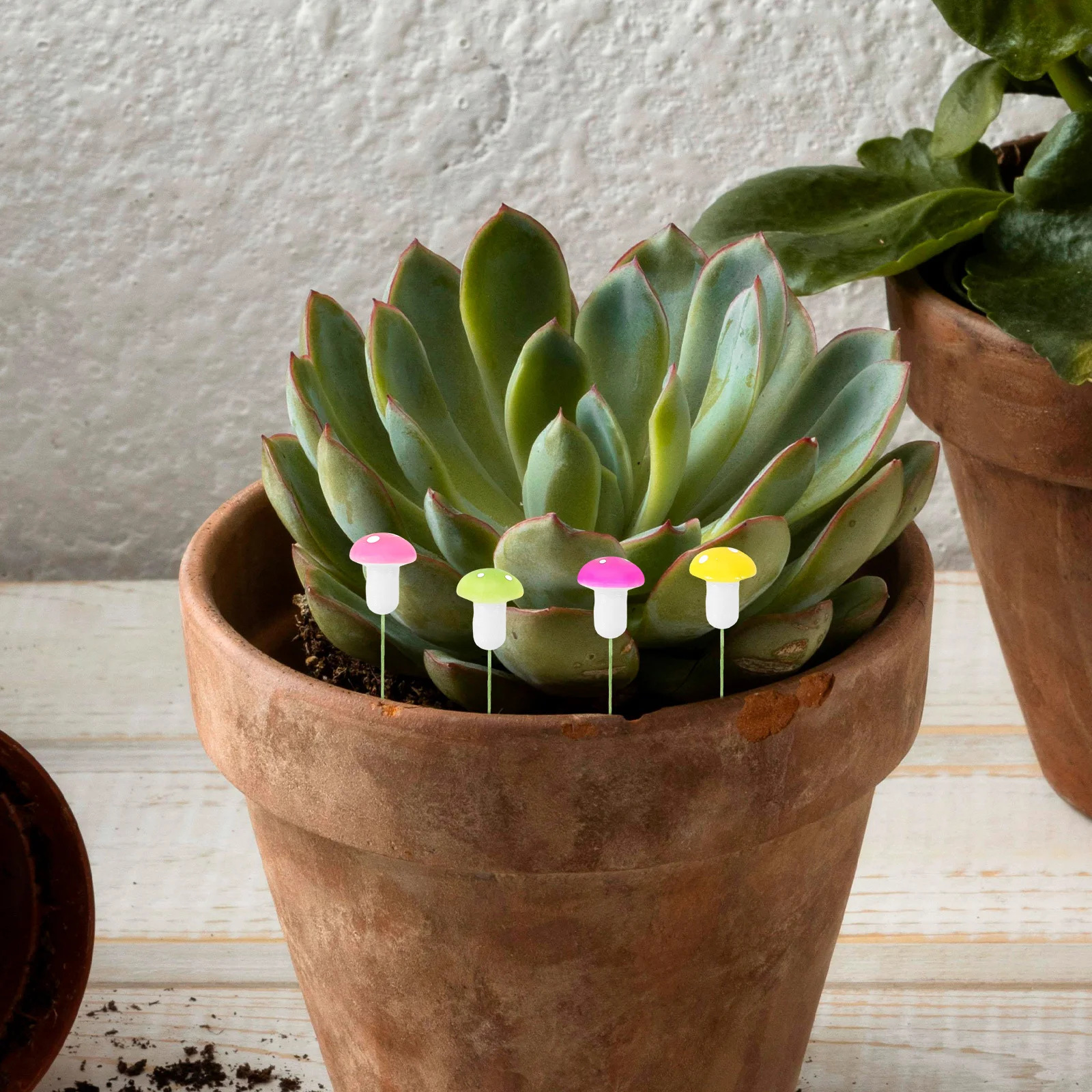 

60pcs Simulated Foam Mushroom Mini Mushroom For Fairy Garden Decor Colorful Resin Models Suitable Terrarium Succulent Pots Kids