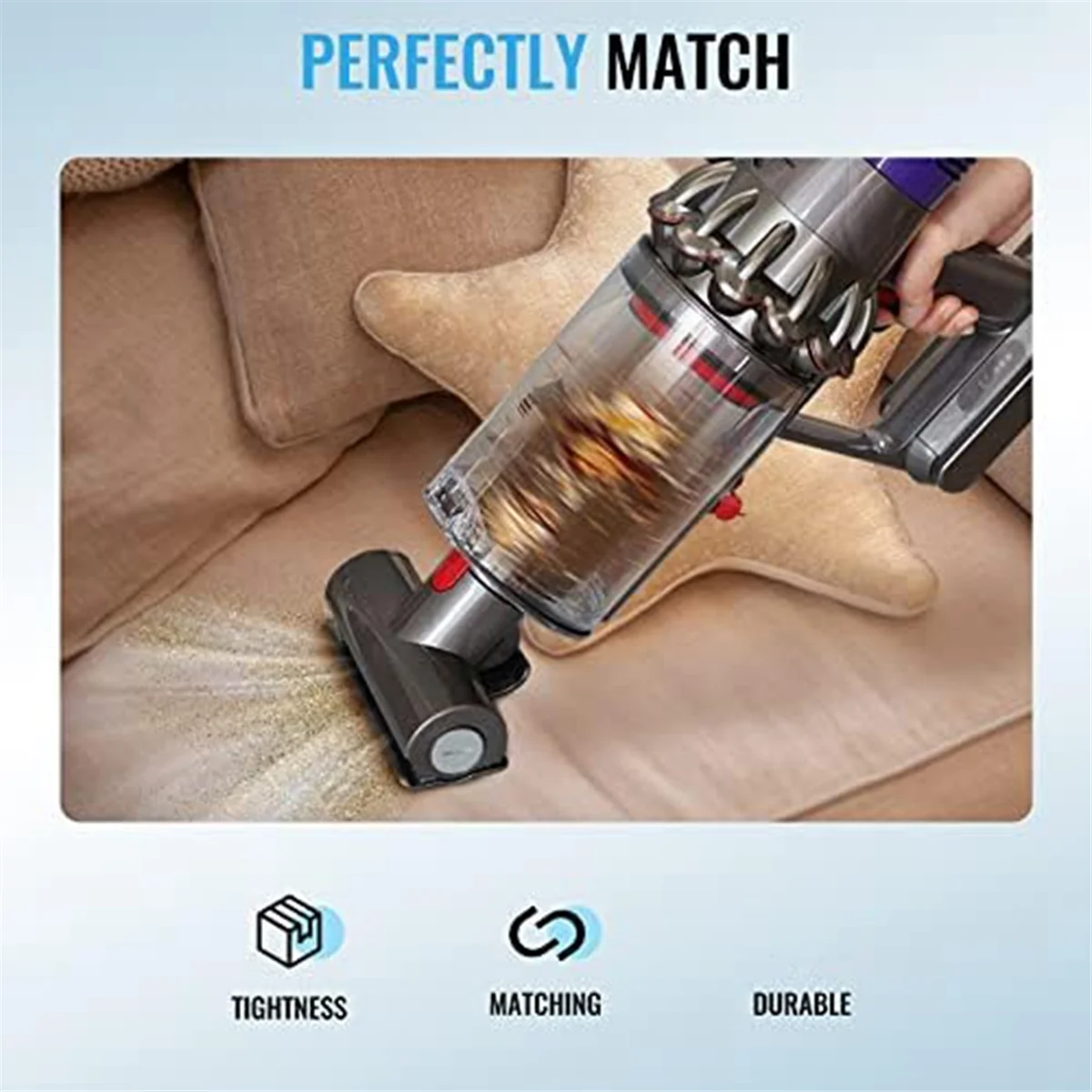 علبة مكنسة كهربائية Dyson مطورة ، حاوية غبار كبيرة بديلة لـ Dyson V10 SV12 ، الجزء لا.