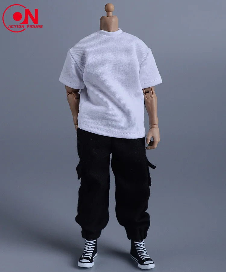 ATStory 1/12 ذكر بلون تي شيرت سراويل قصيرة الملابس نموذج صالح 6 '' Notaman NWTOYS VTOYS الجندي عمل الشكل الجسم دمية #3