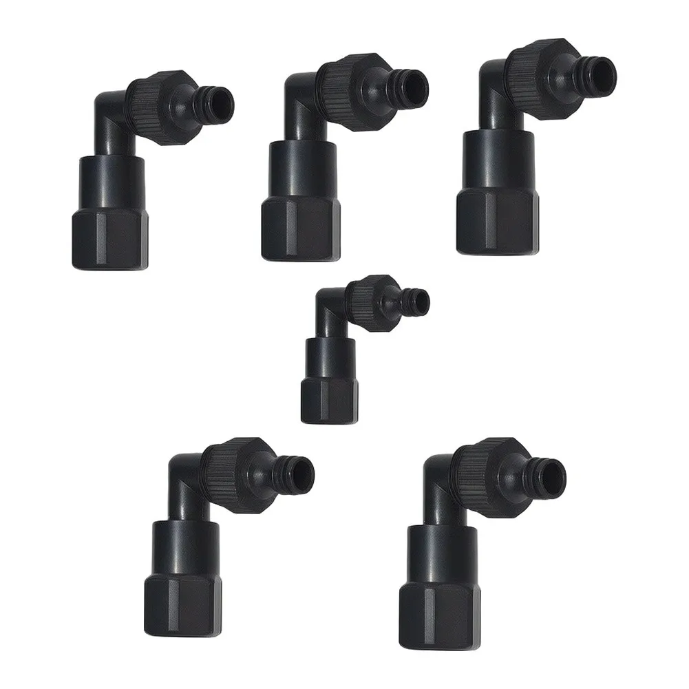 Female Threaded to Male Push Fit Hose Elbow for Secure Attachment to Faucets and Standard Hose Ends Without Tools