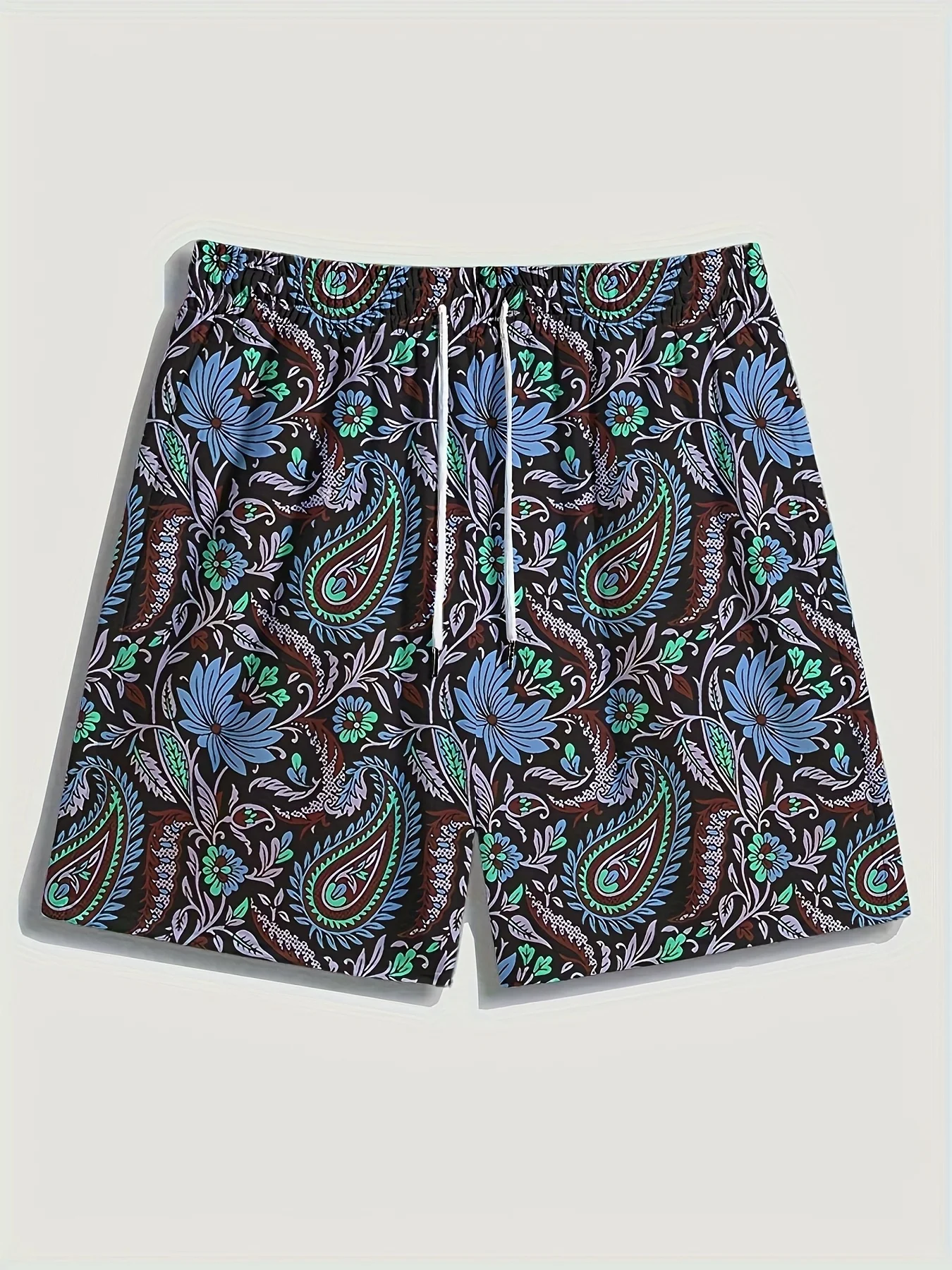 

Men's Paisley Ombre Sweatpants Beach Shorts Mesh Shorts Mid Rise Casual Sportswear Casual Pants Daily Holiday Streetwear Drawstr