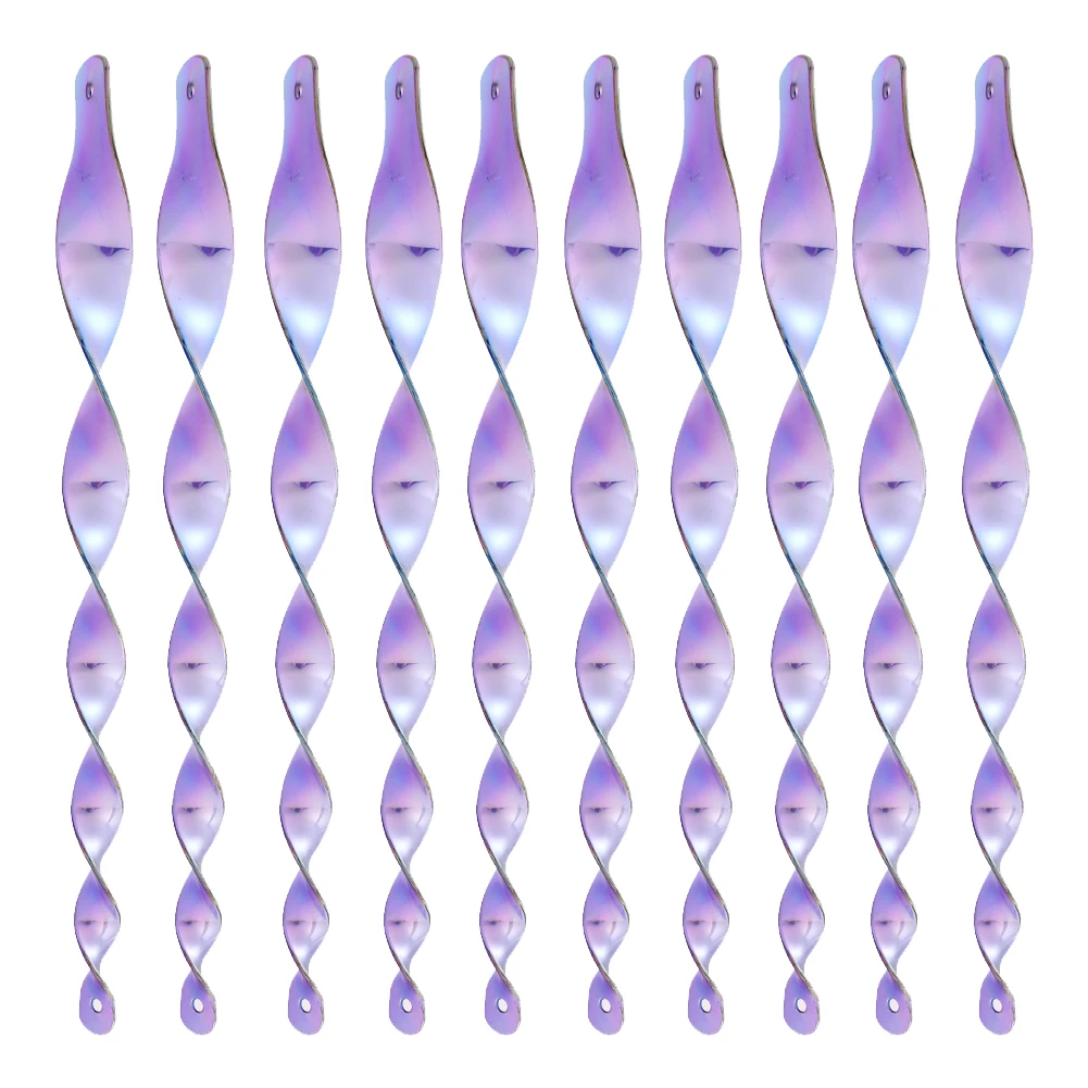 

10 шт. Водонепроницаемые светоотражающие отпугиватели птиц, безопасные подвесные винтовые крепления для отпугивания птиц, удобные для украшения сада