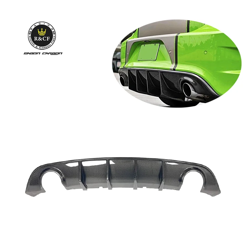 

Зарядное устройство, задний диффузор, задний бампер из углеродного волокна, диффузор, спойлер для Dodge Charger 2015-21 SRT HELLCAT R/T Scat Pack, оригинальный