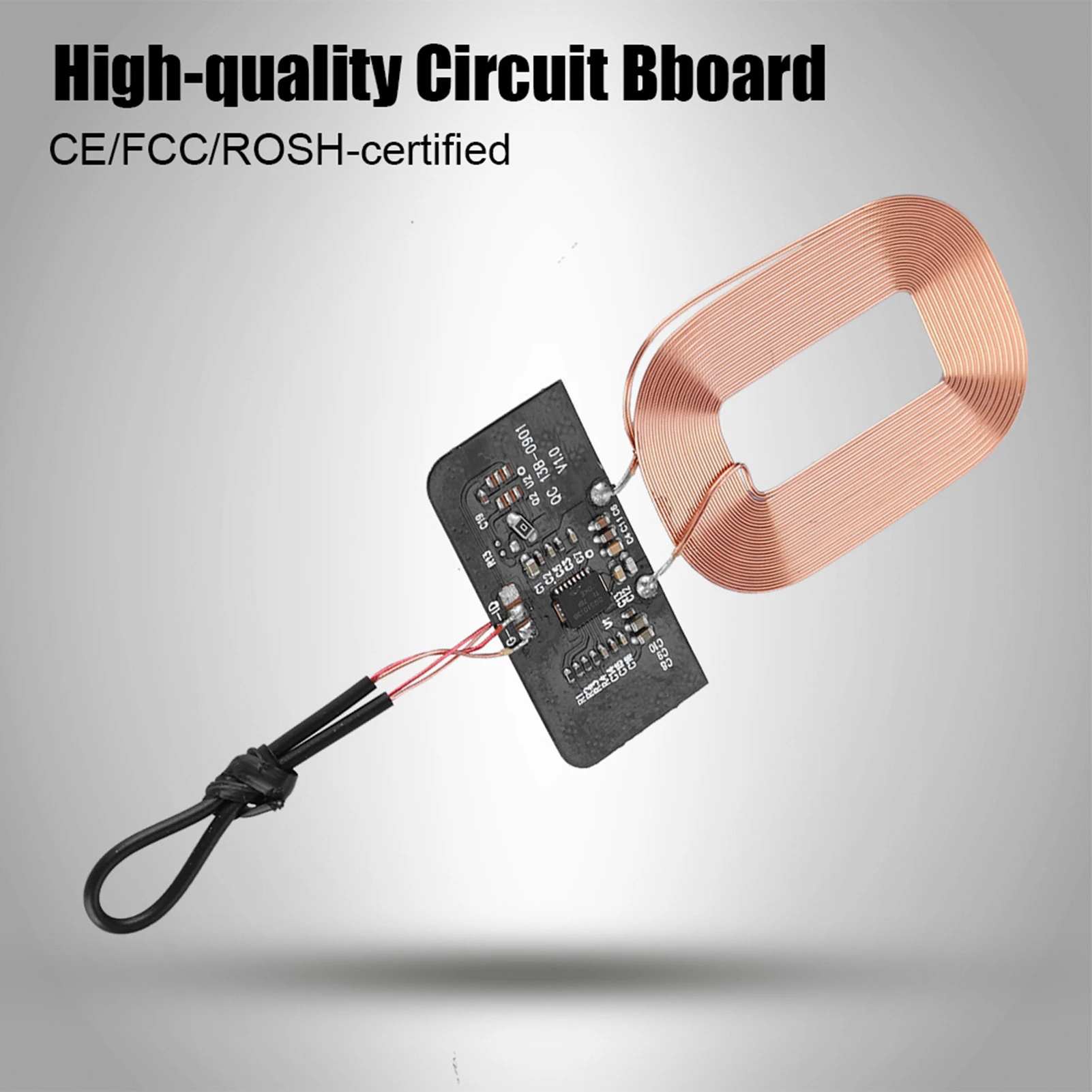 DIY Qi Standard Wireless Charging Receiver Module Coil Receiver Module Circuit Board 5V 1A
