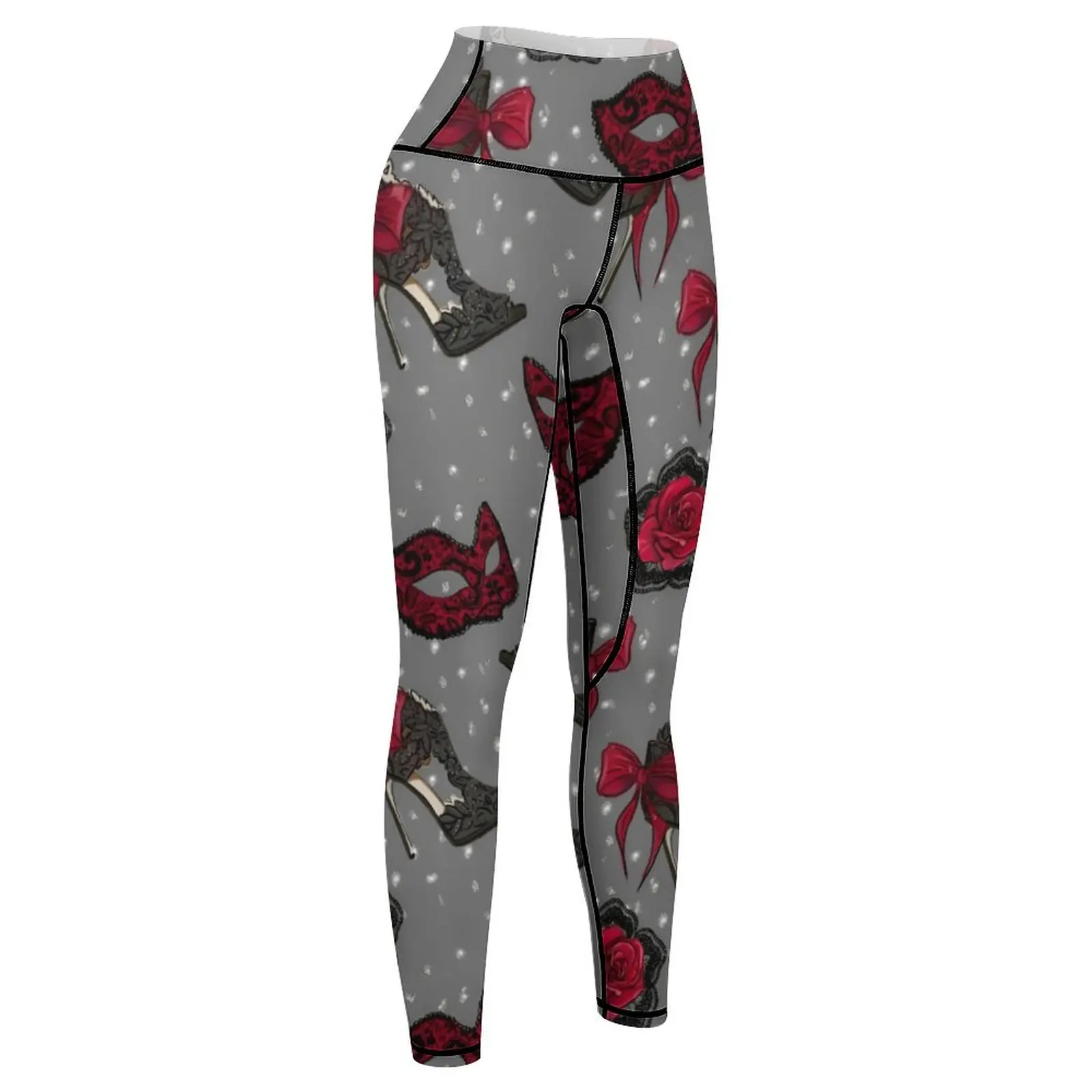 Women's Fashion Print Yoga Leggings, High Waist for Workout Comfort