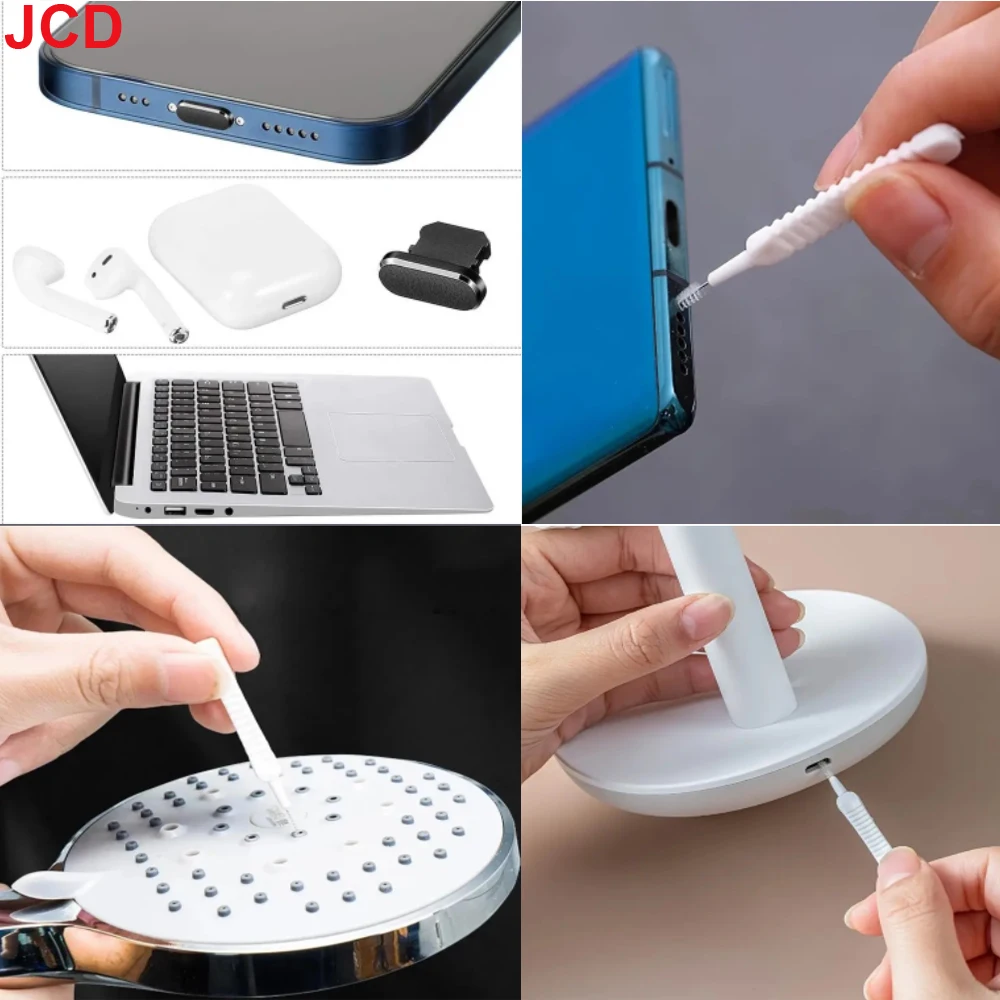 13in1 الهاتف المحمول شحن ميناء الغبار التوصيل آيفون 14 13 برو ماكس طقم تنظيف لوحة مفاتيح الكمبيوتر سماعات فرشاة تنظيف أداة #5