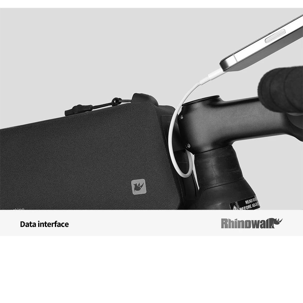 Rhinowalk Fahrradrahmentasche Wasserdicht 1L Oberrohr-Packtasche Satteltasche Schraub- oder Gurthalterung Passend für MTB Rennrad Bikepacking – Detail 9