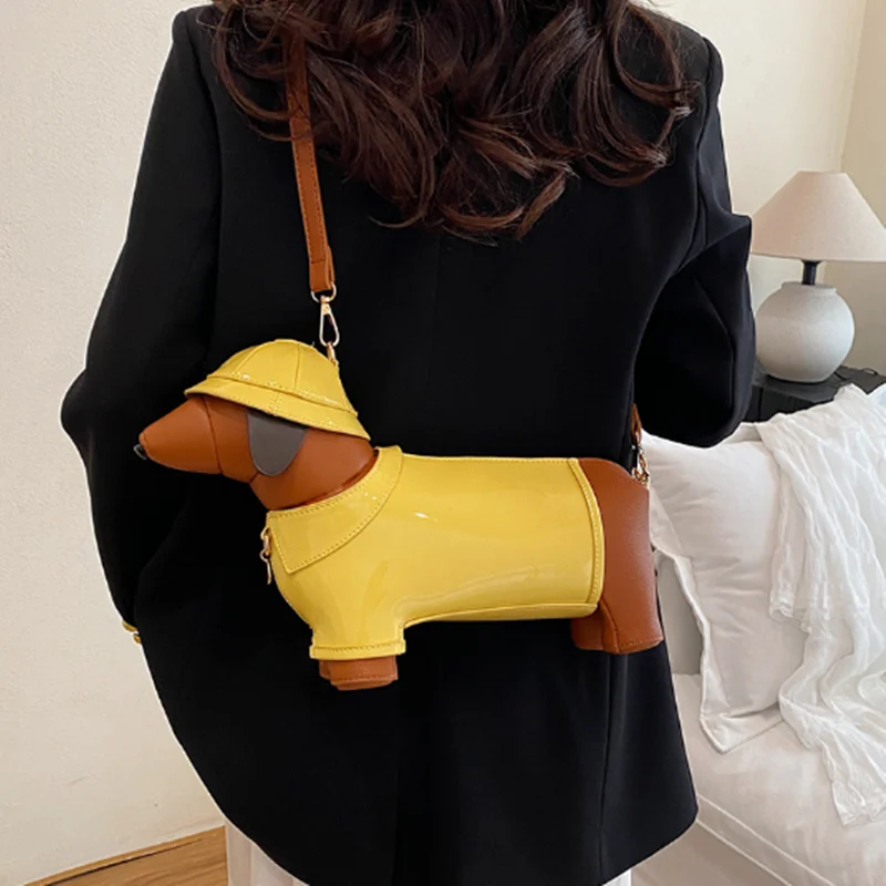 Cute dog bag 2026 new Europe and the United States fashion personality creative shoulder bag ladies style crossbody bag
