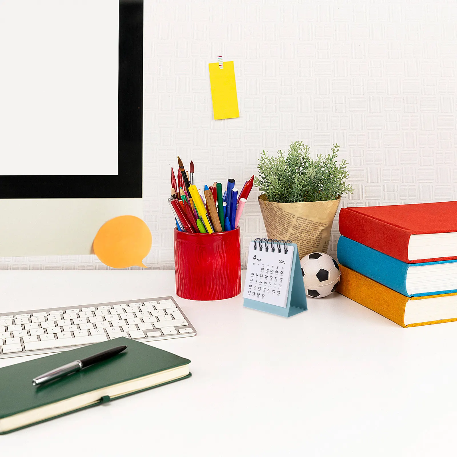 

Мини-настольный календарь-ежедневник 2025: Современный перекидной календарь для декора офисного стола, компактный настольный органайзер, функциональный и стильный, для ежедневного использования