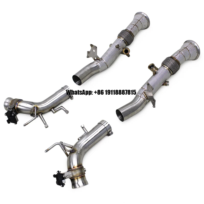

Auto Full Exhaust Pipe System for Ferrari 296 GTB V6 3.0T 2021-2024 Free Flow Downpipe Stainless Steel Valvetronic Axle Back