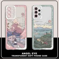 Summer Sky Phone Case for Honor X9a 5G 90 Lite X8 4G X8a X7b X9b 5G X8b Clear Silicone Cover