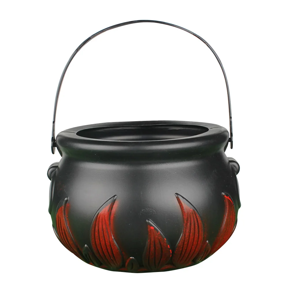 

3Pcs Halloween Pumpkin Bucket Creative Funny Design Exquisite Detail Lightweight Plastic Sweet Holder Trick Treat Prop