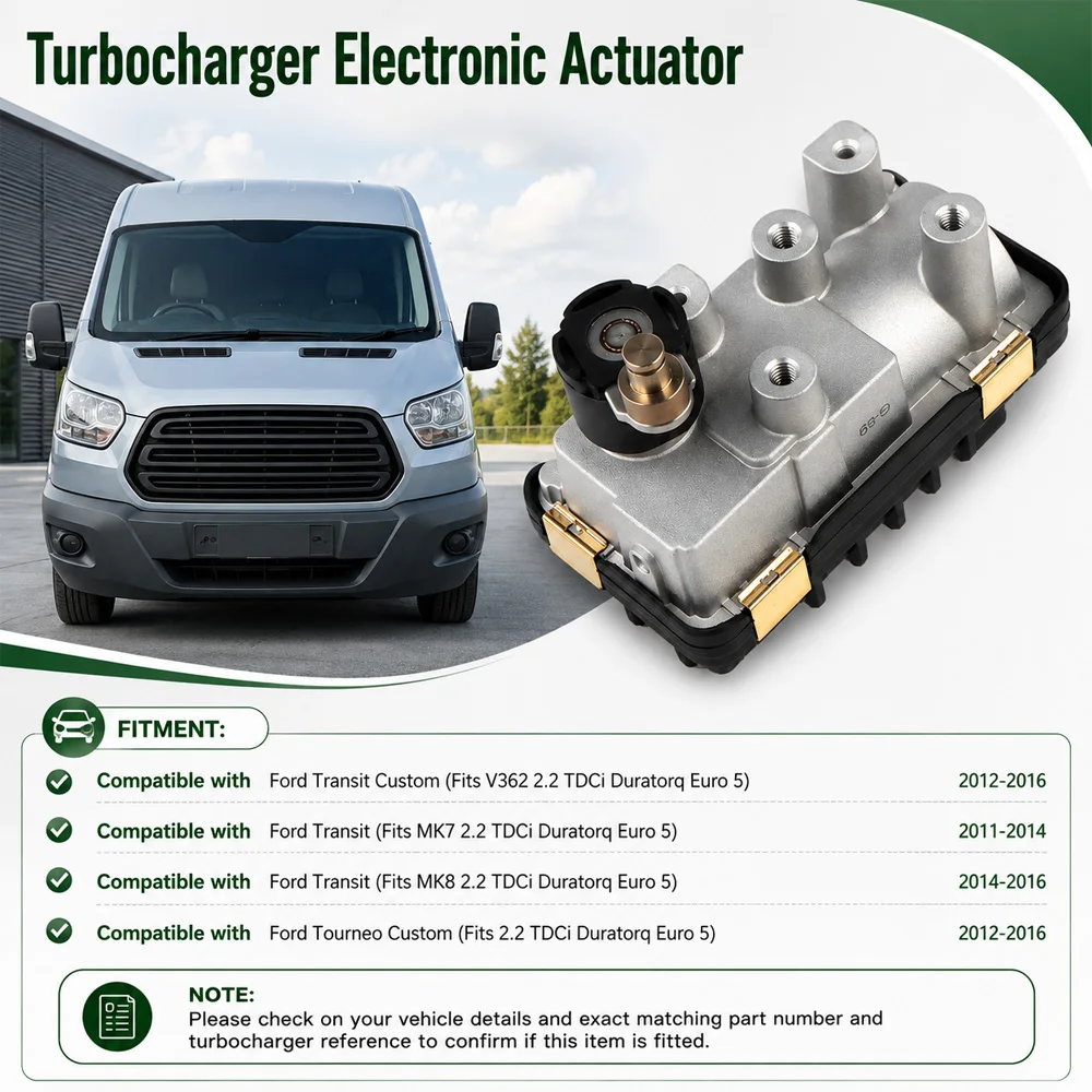 For Ford Transit Tourneo Custom Turbocharger Electronic Actuator 6NW009550-20 6NW00955020 6NW009550 Durable accessories