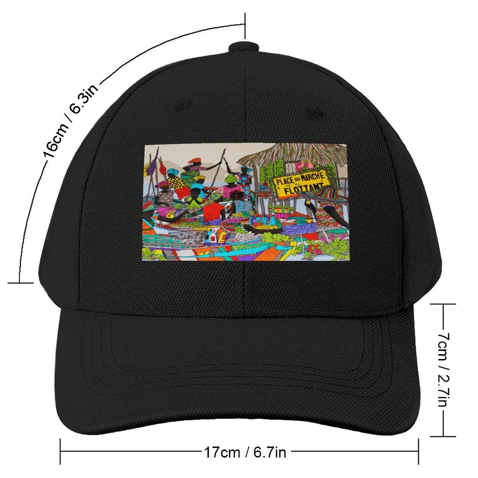 My floating market Baseball Cap Luxury Brand custom Hat Women's Hats For The Sun Men's