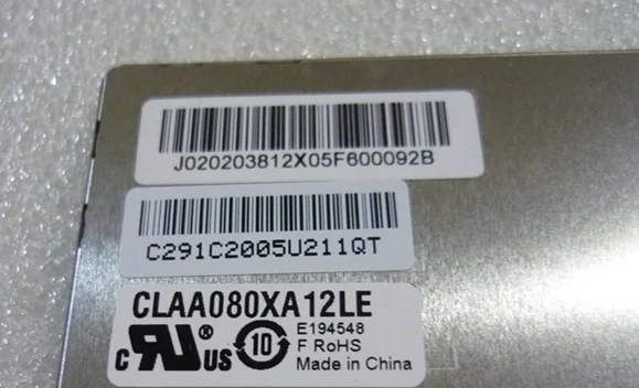8 inch A regulation CLAA080XA12LE CLAA080XA12LE HD display LCD screen