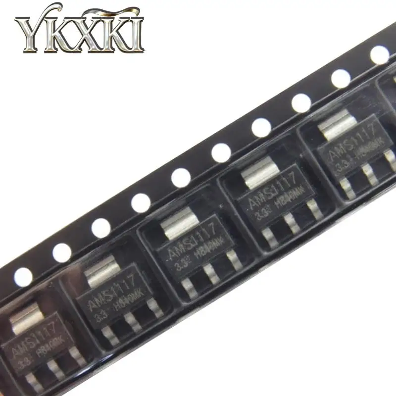 50PCS SOT-223 AMS1117-1.2V AMS1117-1.5V AMS1117-1.8V AMS1117-2.5V AMS1117-3.3V AMS1117-5.0V AMS1117-ADJ NEW