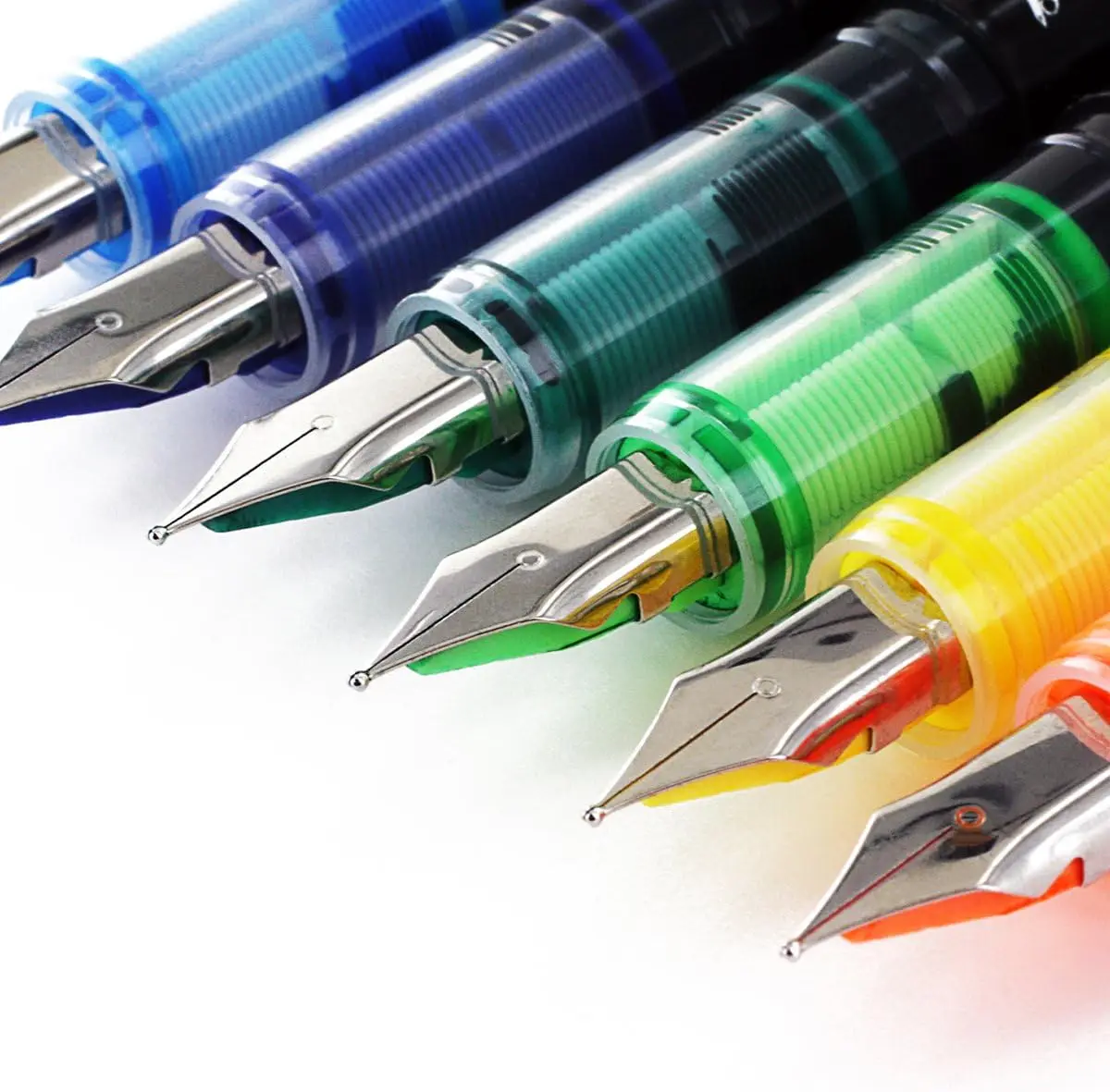 

Одноразовые перьевые ручки, средняя толщина пера, разные цвета, упаковка 12 штук, для офисных принадлежностей