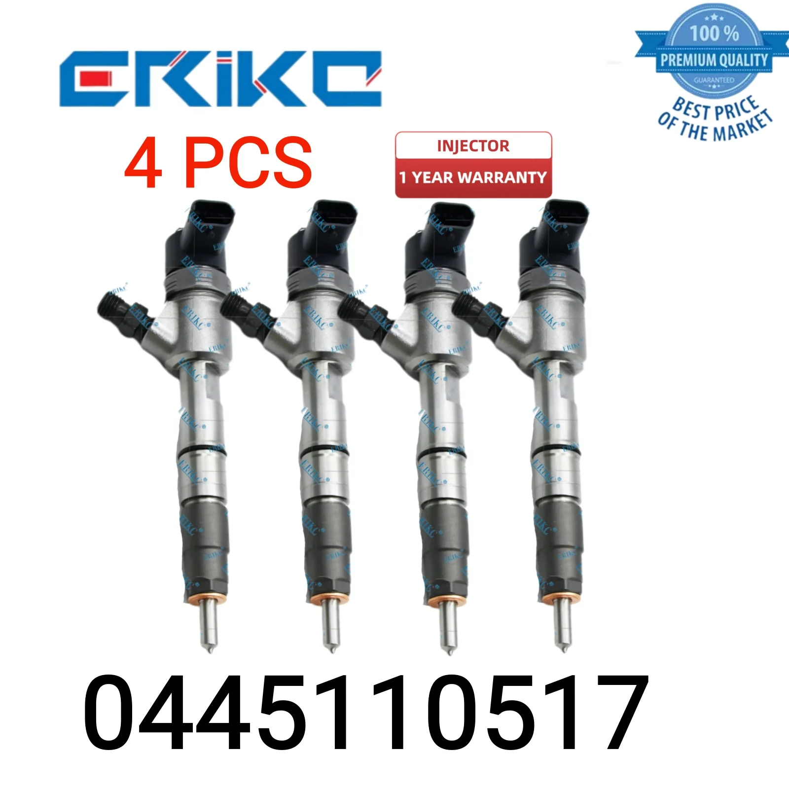 

4 PCS 0445110517 Nozzle Injector 0 445 110 517 Common Rail Injector 0445 110 517 0986435139 fit for MB: 646 070 07 87