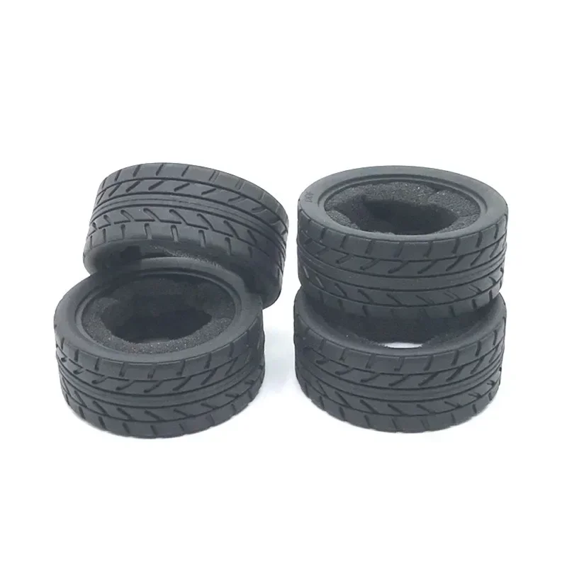 Soft RC Rubber Tyre Set 1/18 Scale Tyre with Tread Pattern Model Crawler RC Car Wheel Tires for Wltoys A949 A959