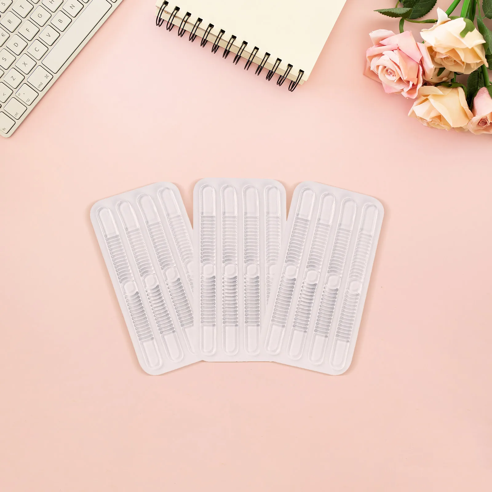 

12pcs Transparent Anti Wear Stickers Heel Grips for Slingback Shoes Strong Adhesive Shoe Liners Friction Heel Pads