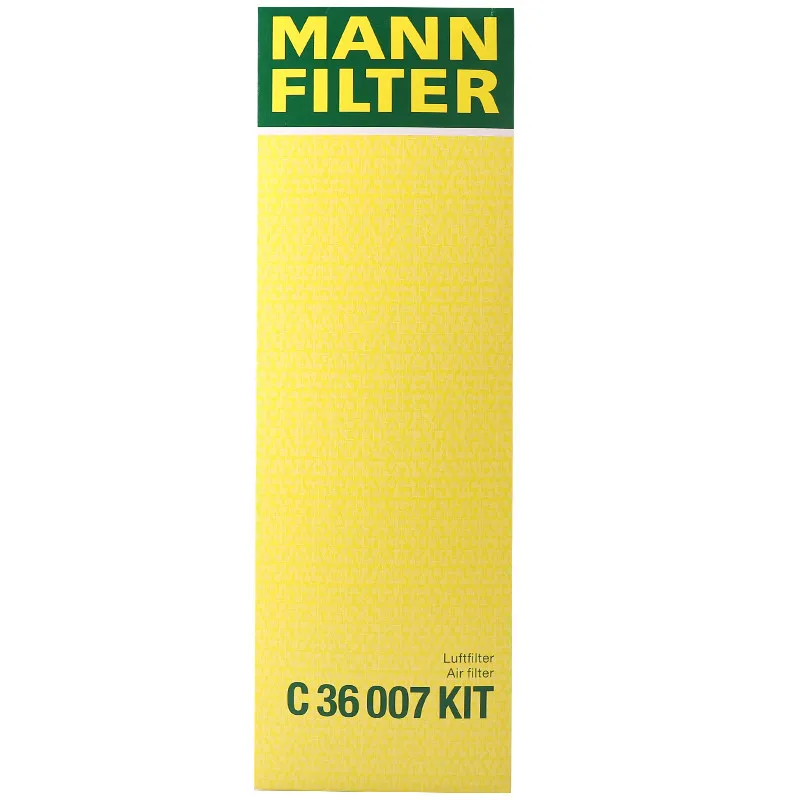 For Peugeot 2008 2013-2026 Partner 2008-2018, Rifter 2018-2026 1.2L MANNFILTER Air Filter C36007KIT