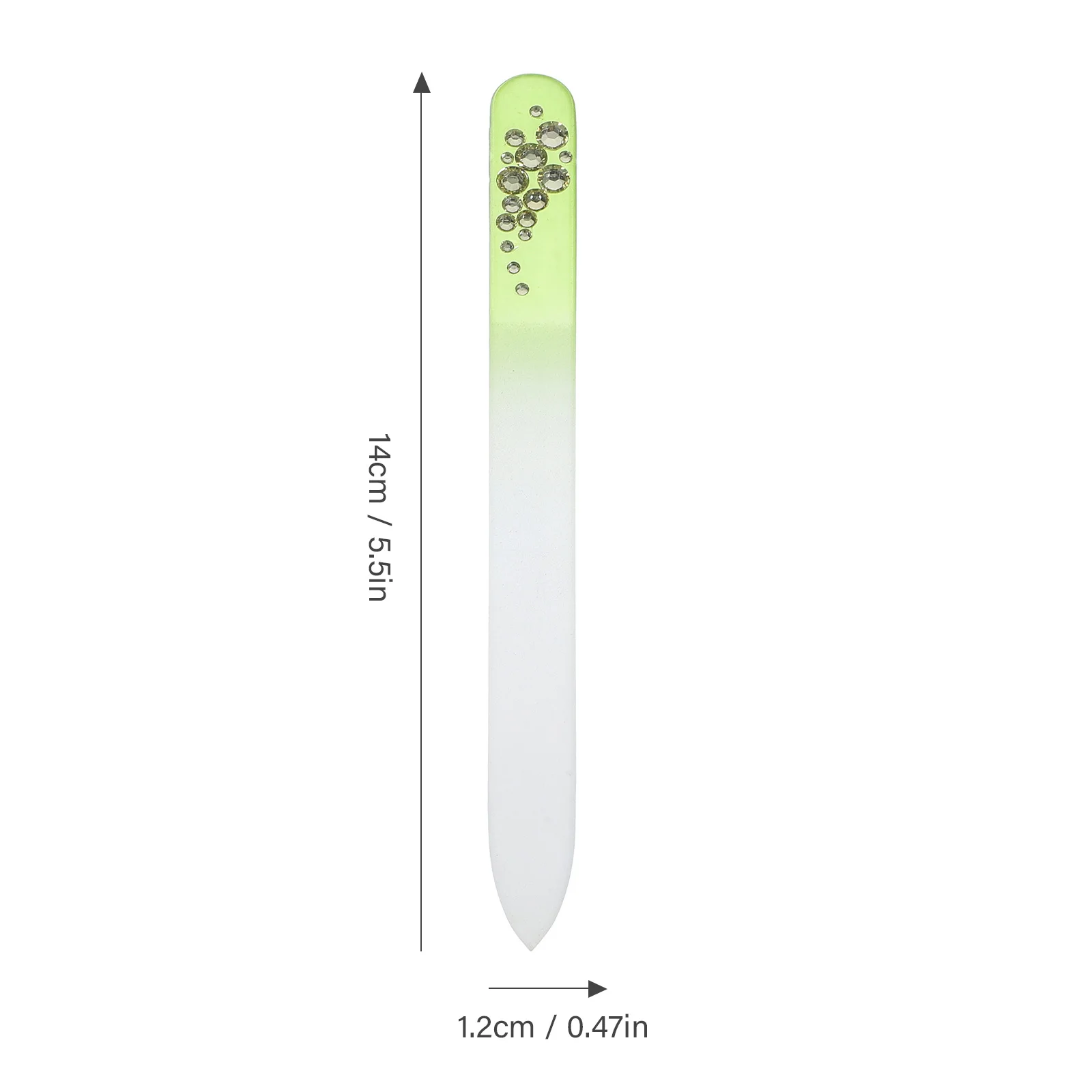 ตะไบเล็บแก้วหลากสี 2 ชิ้น ทนทาน ใช้สำหรับทำเล็บมือ ดูแลเล็บมือ ใช้ได้ทั้งที่บ้านและร้านเสริมสวย อุปกรณ์ดูแลเล็บมือ