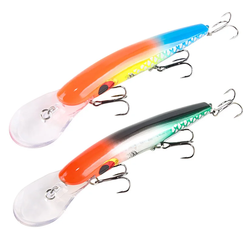 1Pc Minnow Fishing Lure Sound Bead Swim Hard Fishing Bait 18.6cm 23g Artificial Bait Wobbler Crankbait Carp Bass Fishing Tackle