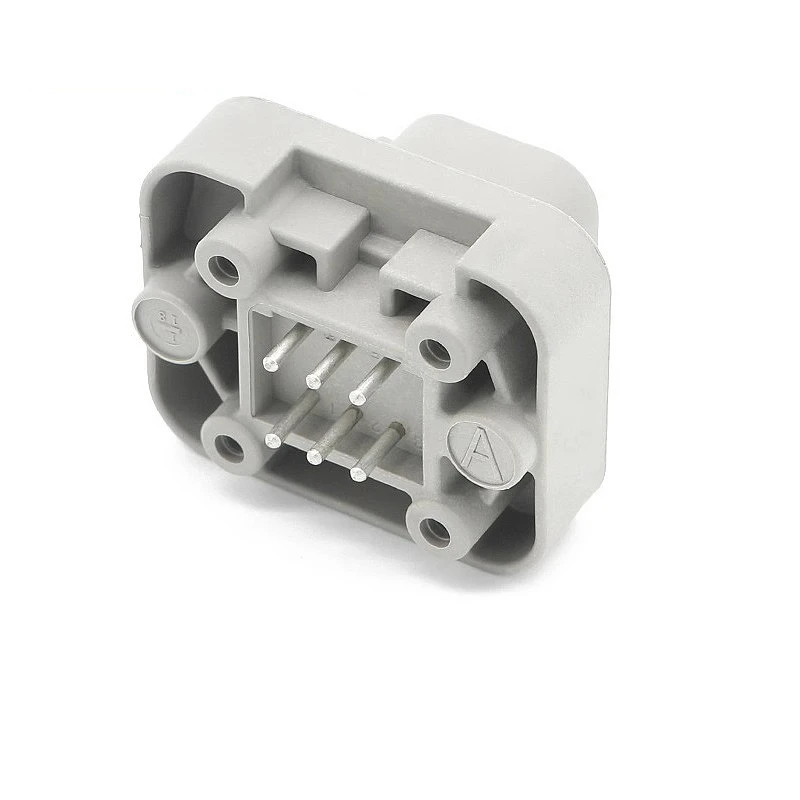 DT15-6P/DT13-6P Soket 6-Pin untuk Papan PCB Konektor Listrik Otomotif Tahan Air IP67 Dapat Dilas, Aksesori Kabel Industri